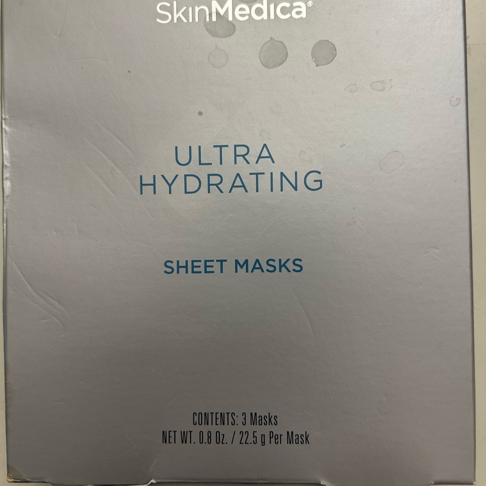 Skin Medica pack of three face masks. Box is sealed.